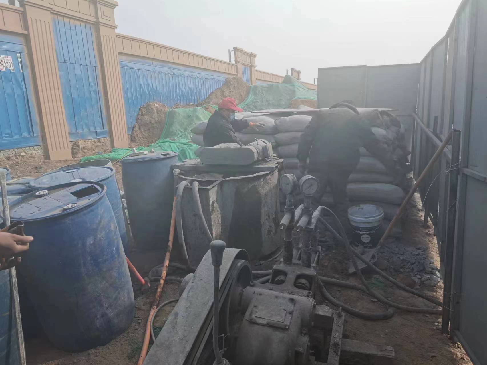 临江地基沉降注浆加固